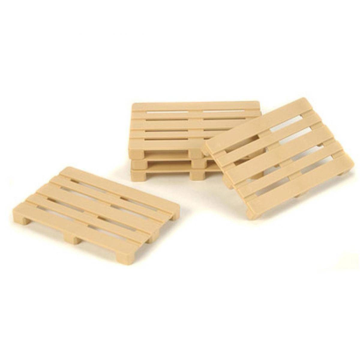 907049 - Modellbausatz,1:14 Euro-Paletten Satz (5)Kunst./Beige