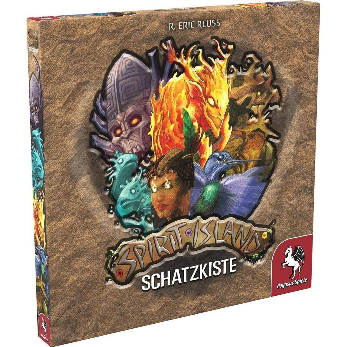 51899G - Spirit Island: Schatzkiste, Brettspiel, für 1-4 Spieler, ab 12 Jahren (DE-Erw.)
