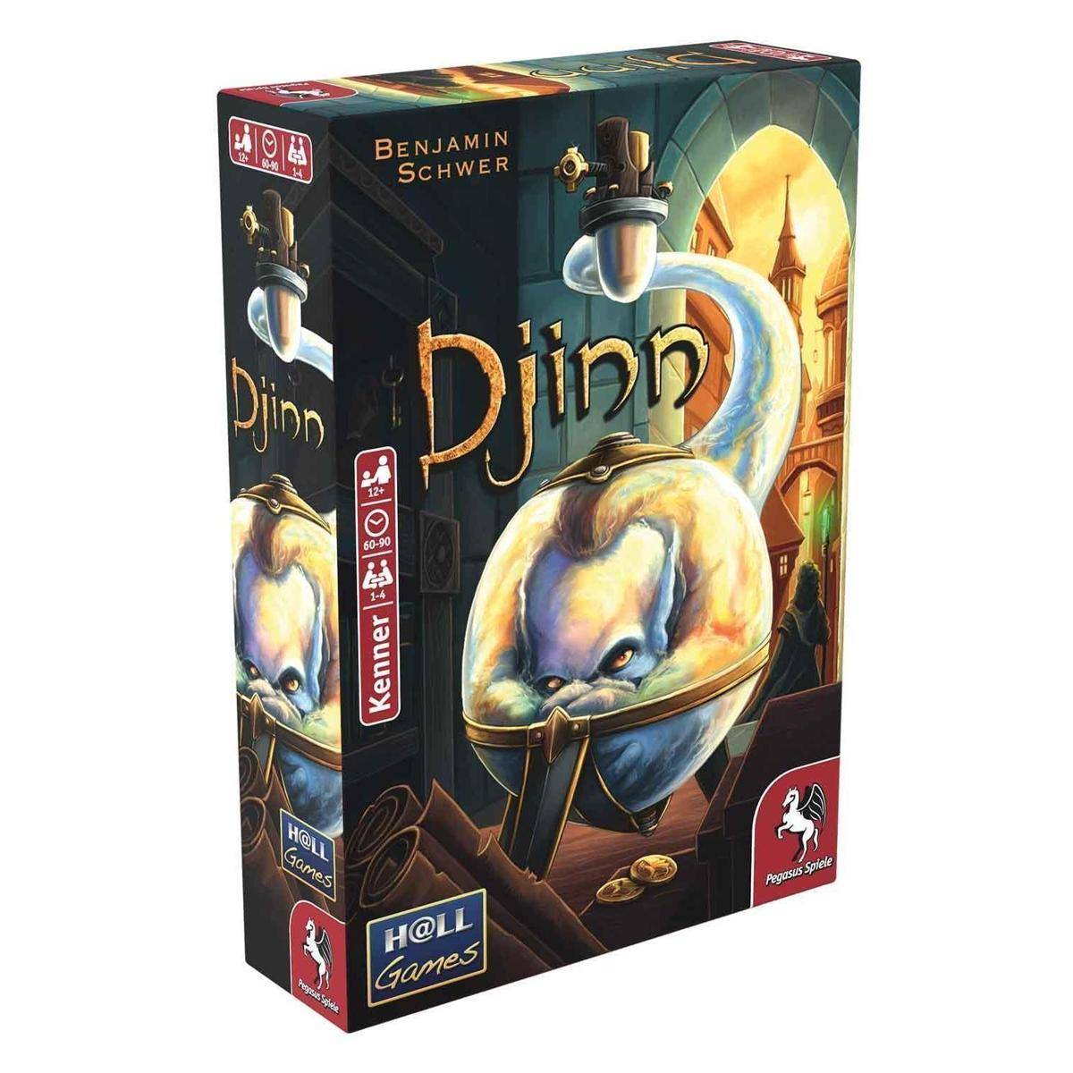 Djinn, Brettspiel, für 1-4 Spieler, ab 12 Jahren (DE-Ausgabe)