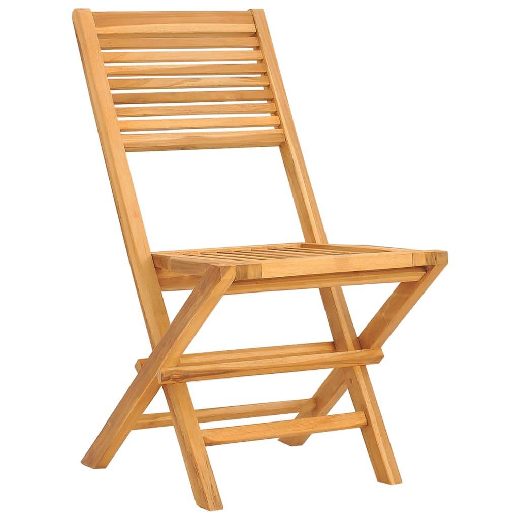 vidaXL Gartenstühle 6 Stk. Klappbar 47x62x90 cm Massivholz Teak