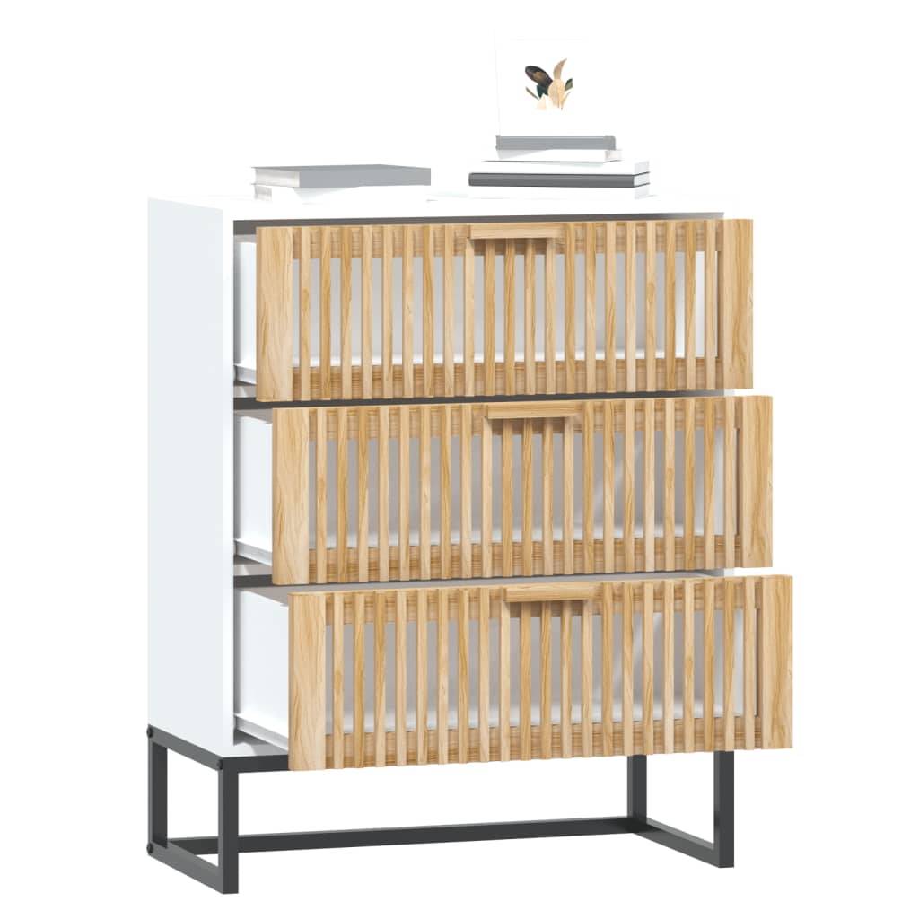 vidaXL Sideboard Weiß 60x30x75 cm Holzwerkstoff