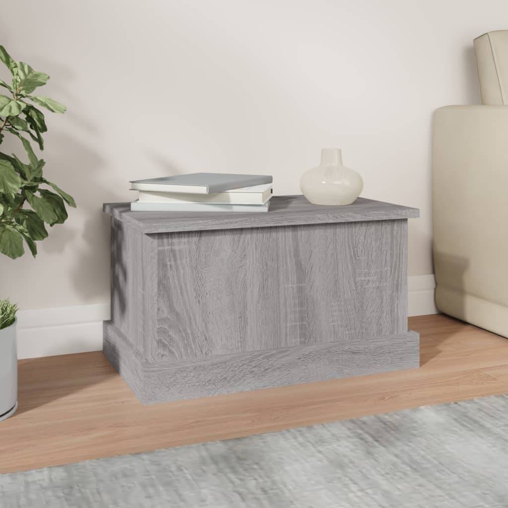 vidaXL Truhe Grau Sonoma 50x30x28 cm Holzwerkstoff