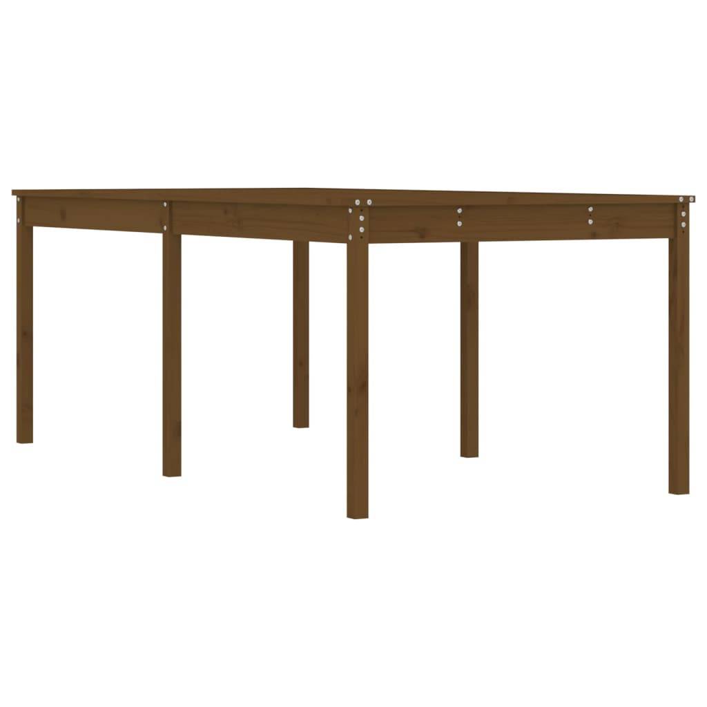 vidaXL Gartentisch Honigbraun 203,5x100x76 cm Massivholz Kiefer