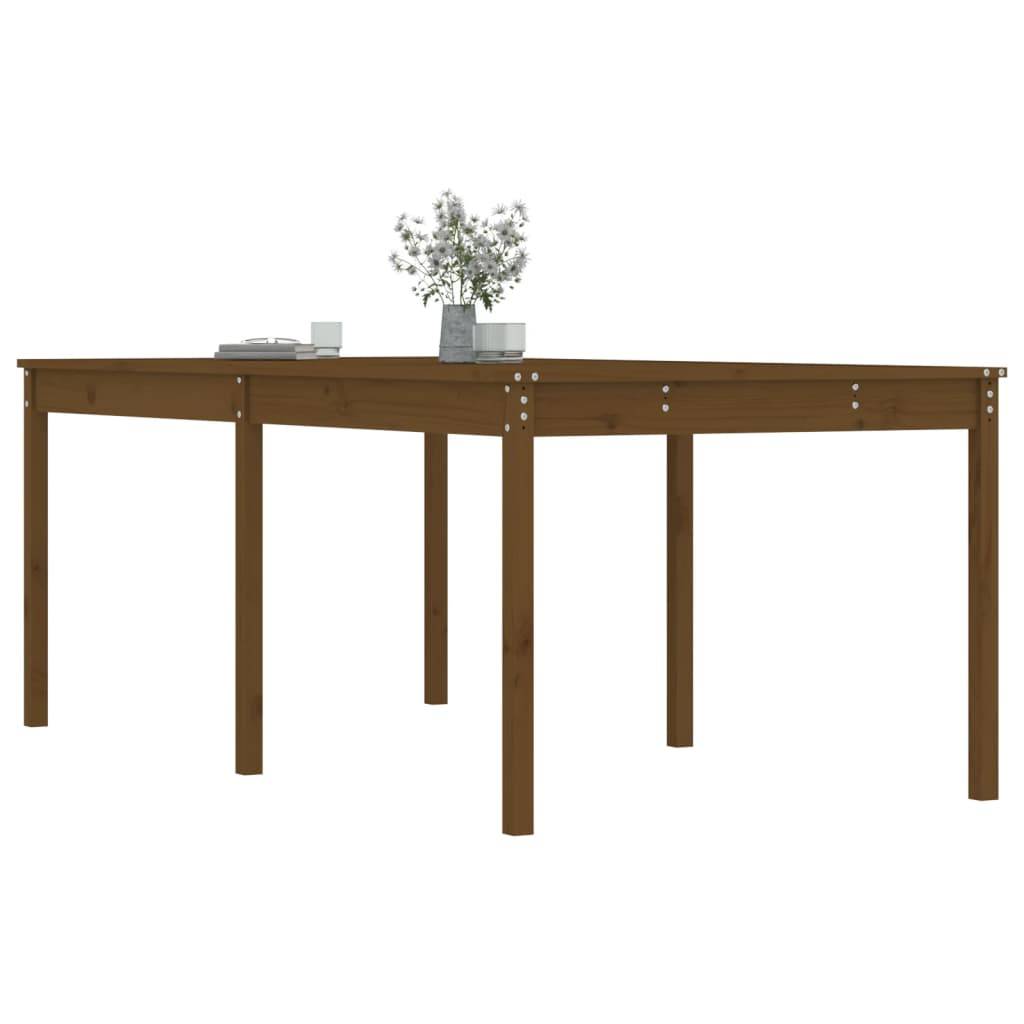 vidaXL Gartentisch Honigbraun 203,5x100x76 cm Massivholz Kiefer