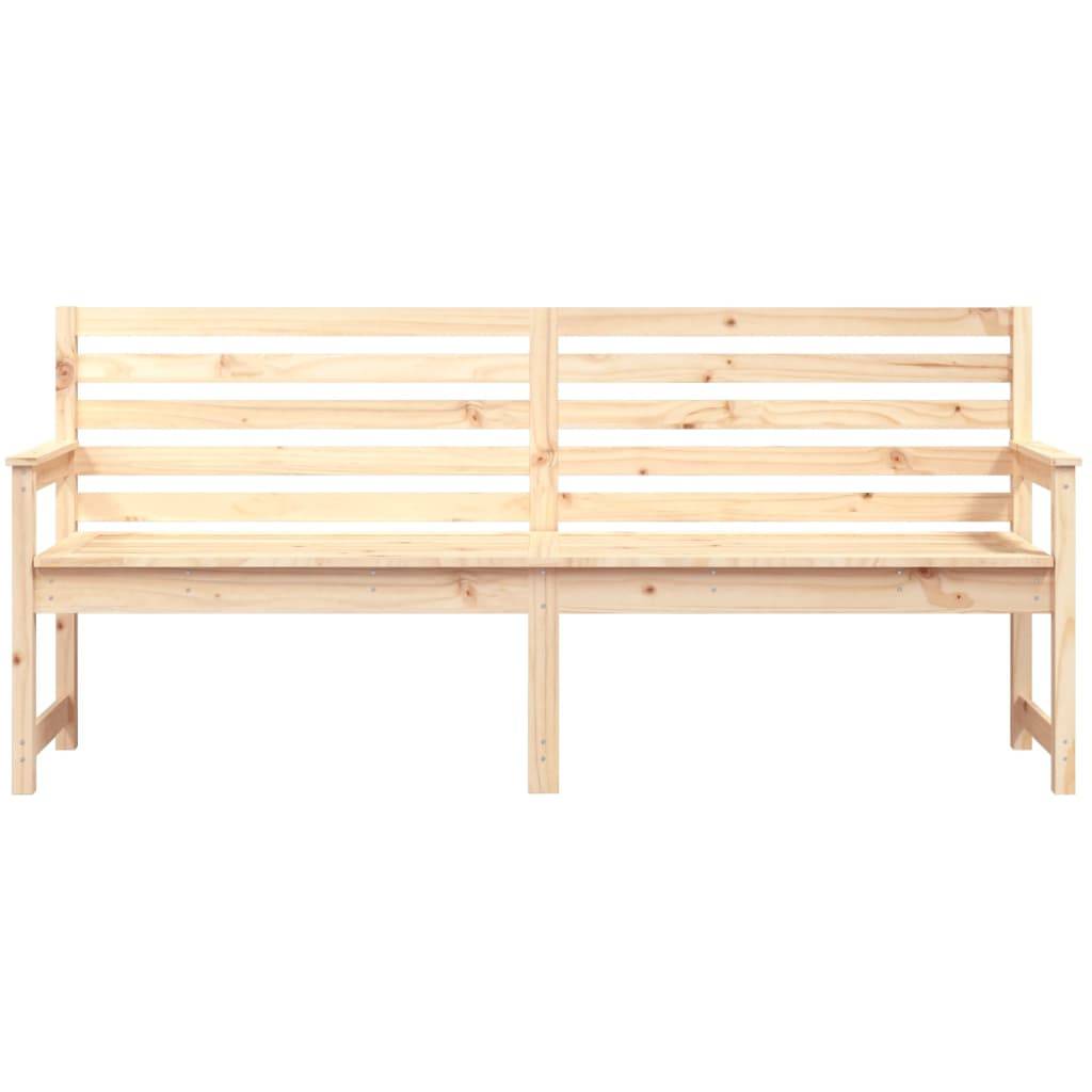 vidaXL Gartenbank 203,5x48x91,5 cm Massivholz Kiefer