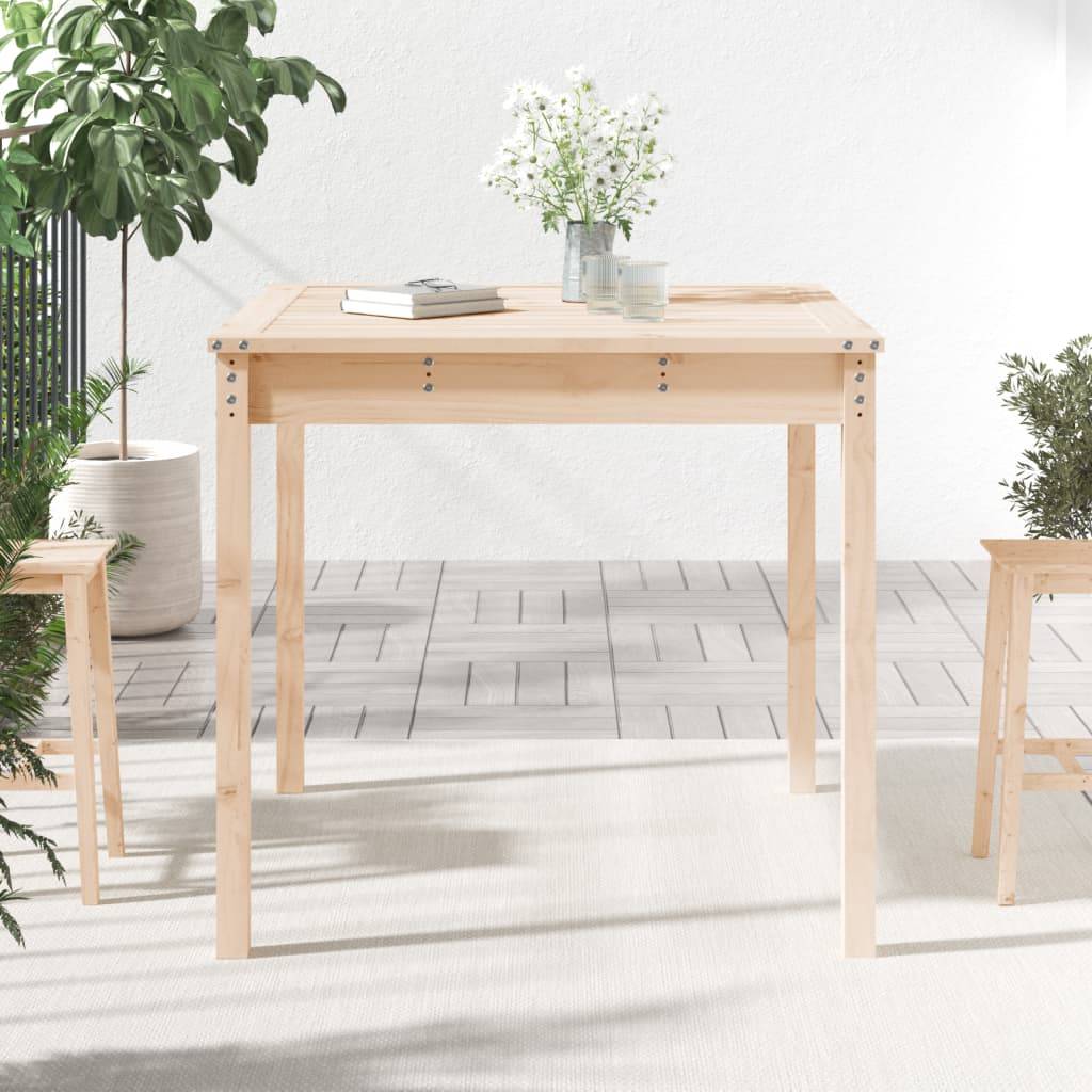 vidaXL Gartentisch 82,5x82,5x76 cm Massivholz Kiefer