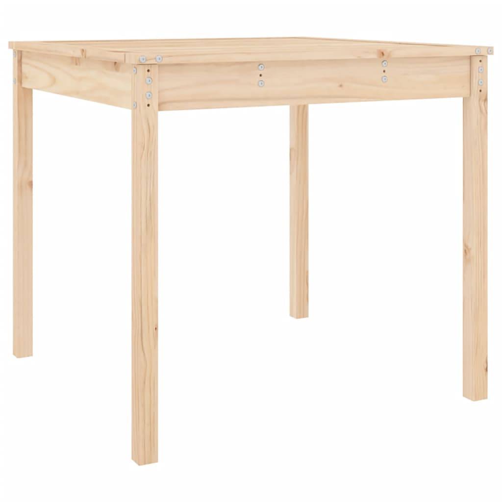 vidaXL Gartentisch 82,5x82,5x76 cm Massivholz Kiefer