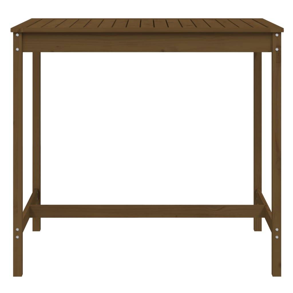 vidaXL Gartentisch Honigbraun 121x82,5x110 cm Massivholz Kiefer