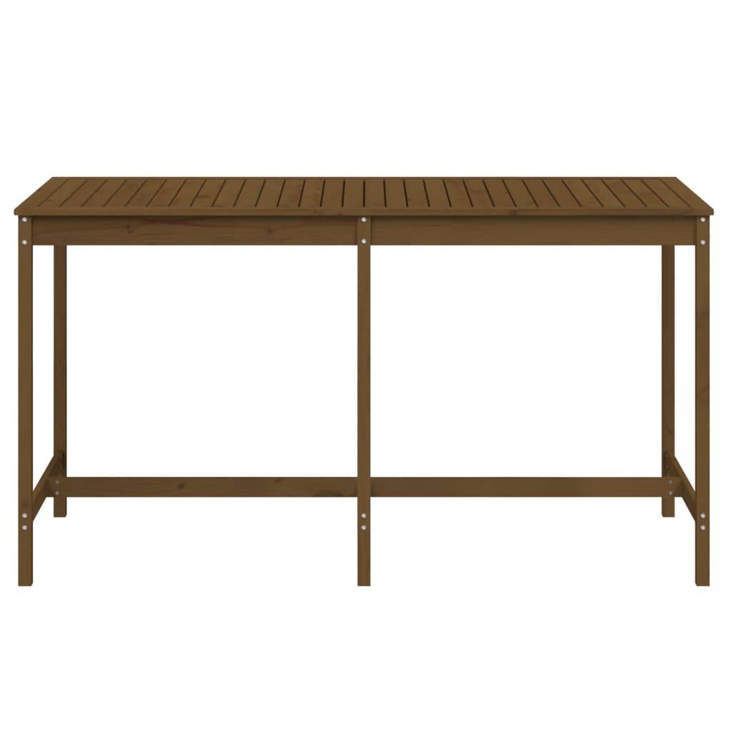 vidaXL Gartentisch Honigbraun 203,5x90x110 cm Massivholz Kiefer