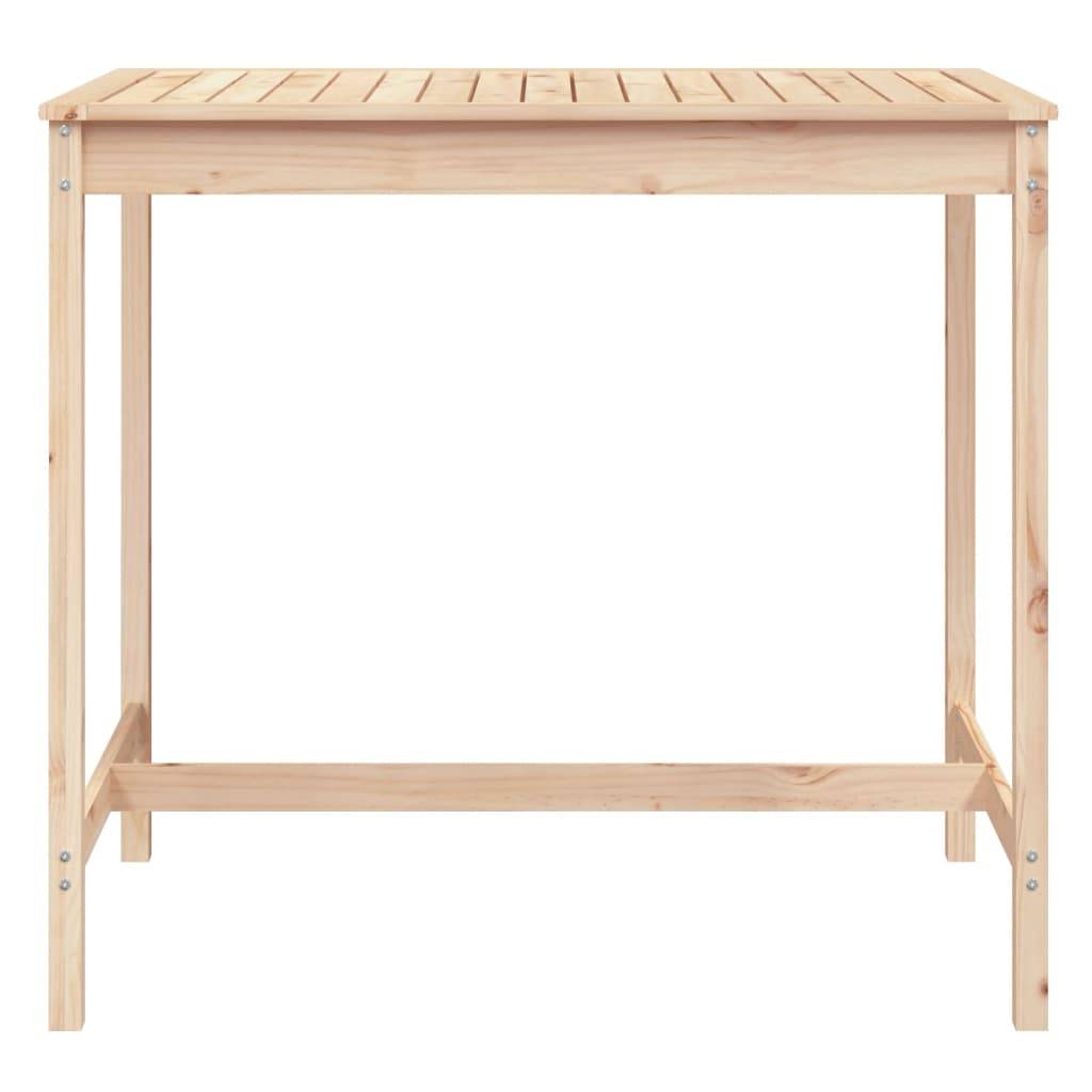 vidaXL Gartentisch 121x82,5x110 cm Massivholz Kiefer