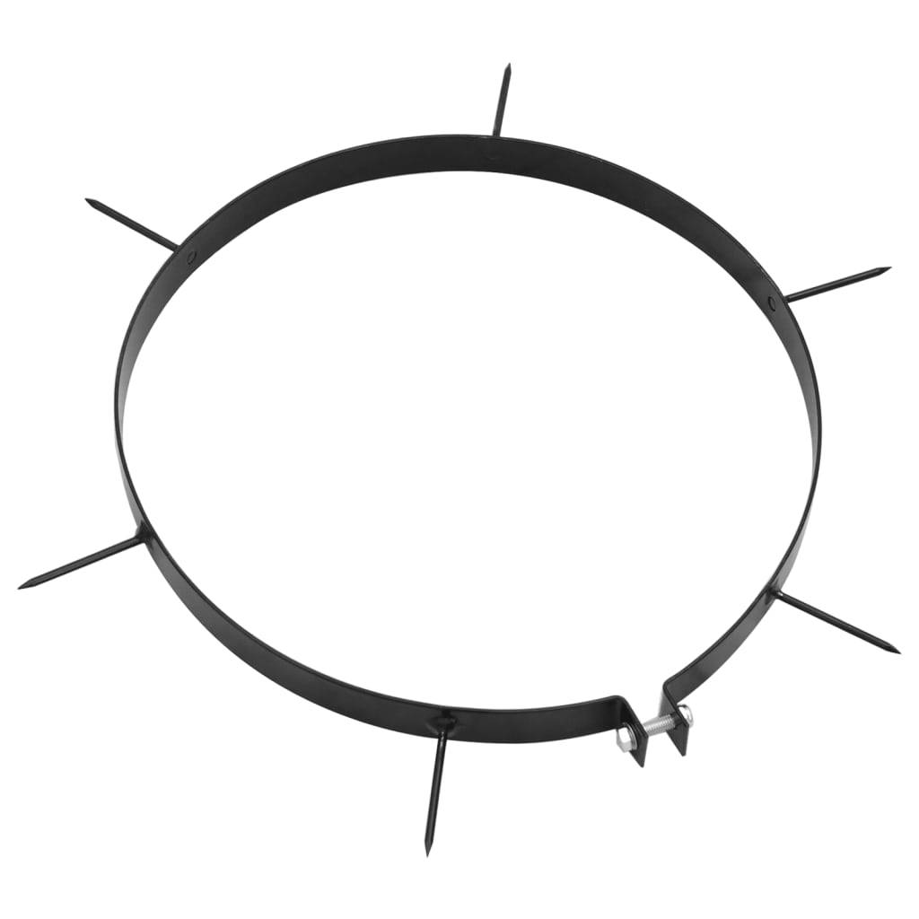 vidaXL Rasenlüfter für Gartenwalze 5 Stk. mit Spikes Ø 30 cm Eisen