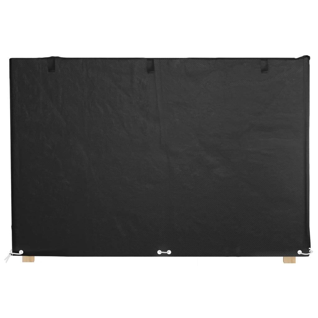vidaXL Abdeckung für Schaukelbank 12Ösen 215x150x130/150cm Polyethylen