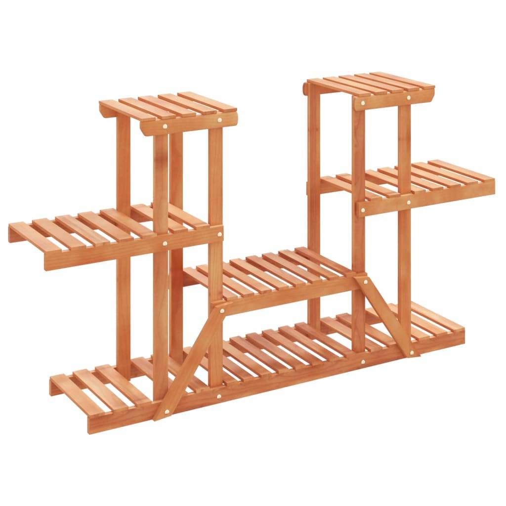 vidaXL Blumenständer 110x25x73 cm Massivholz Tanne