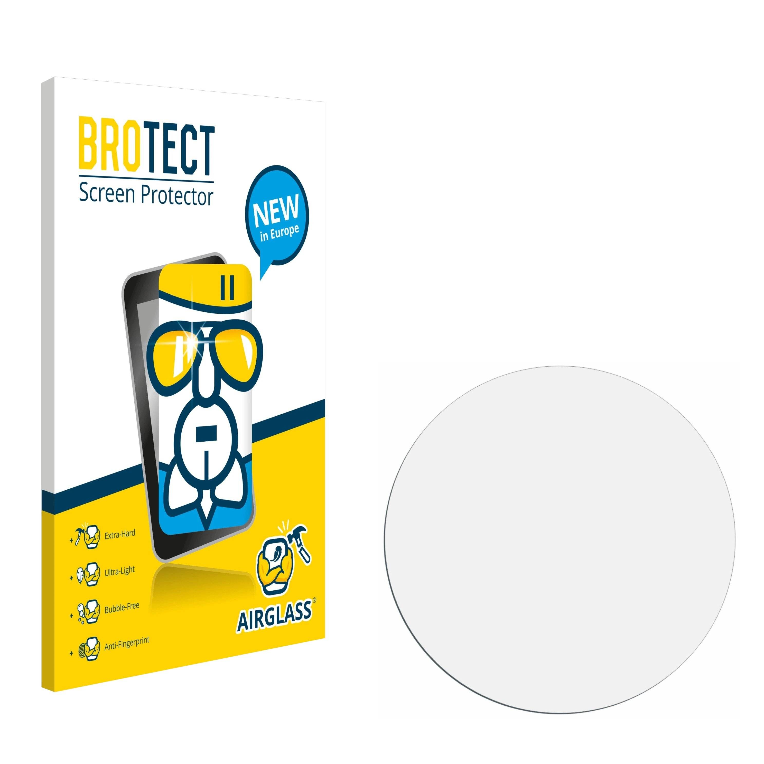 BROTECT AirGlass Glas Panzer-Folie für SilverCrest Fitness-Smartwatch Touch Display -
