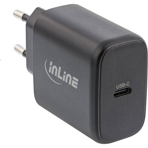 InLine® USB PD Netzteil, GaN Ladegerät, Single USB-C, Power Delivery, 65W Strom / Energie / Licht