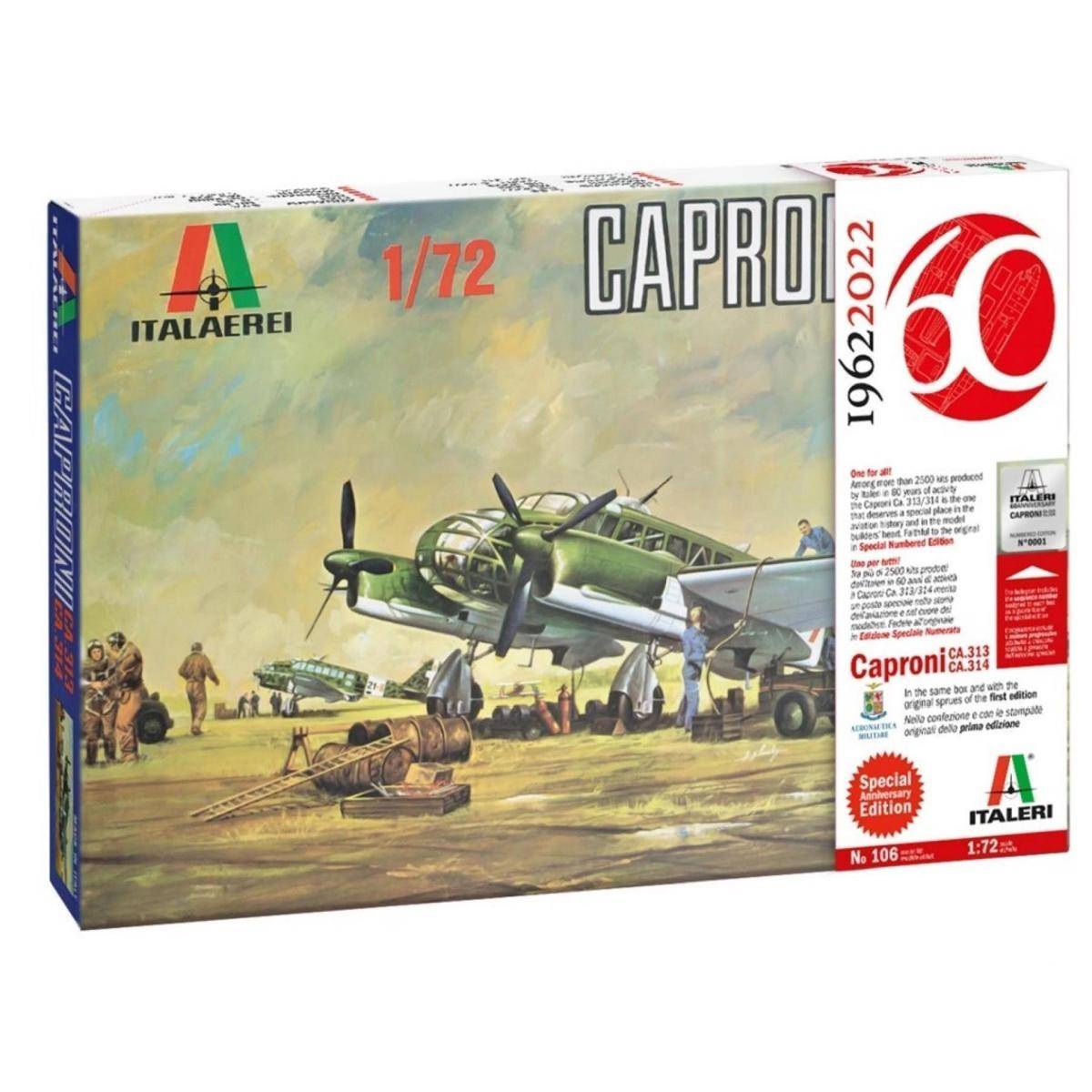 106 - Modellbausatz,1:72 Caproni CA.313/314 Vintage