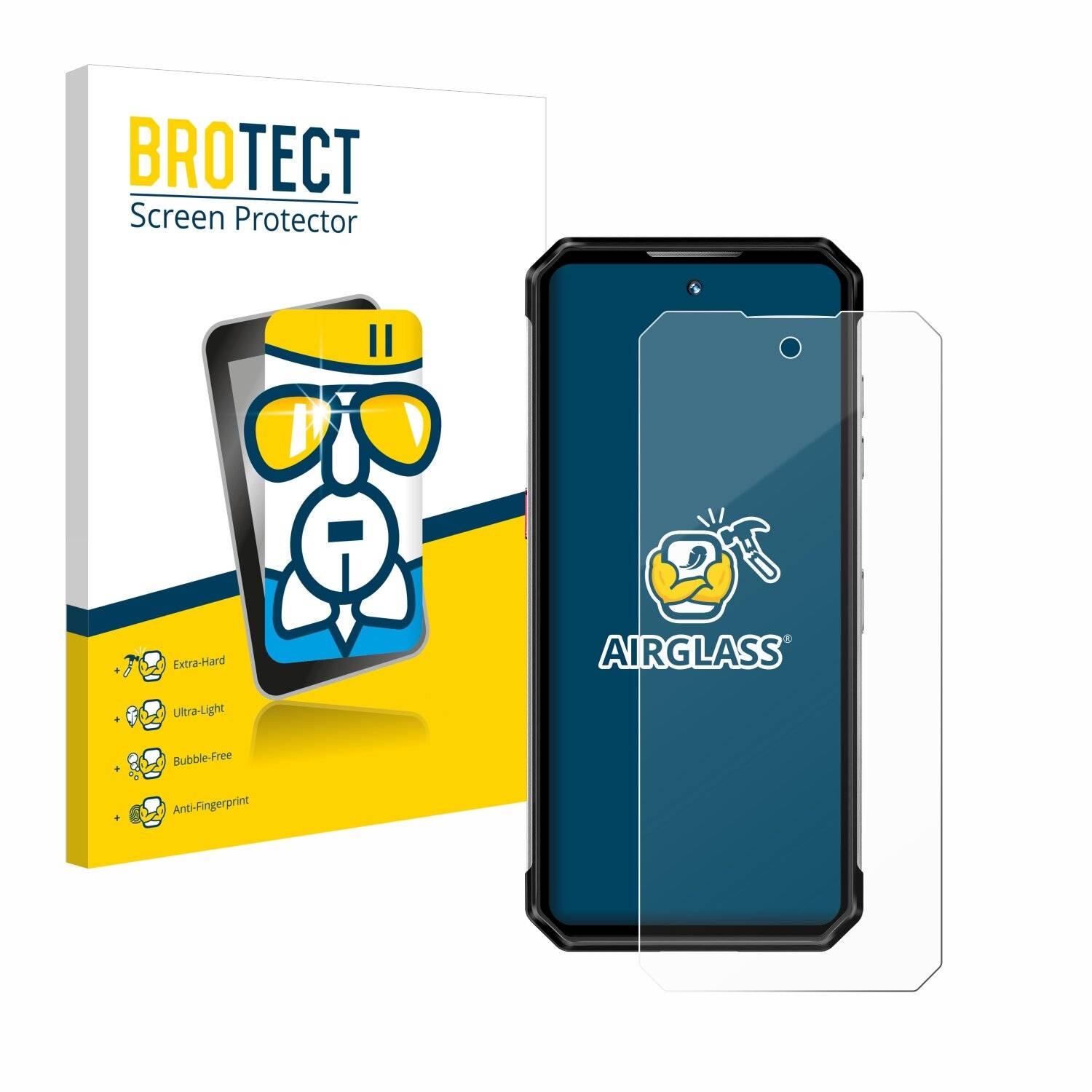 BROTECT AirGlass Glas Panzer-Folie für Oukitel WP21 -