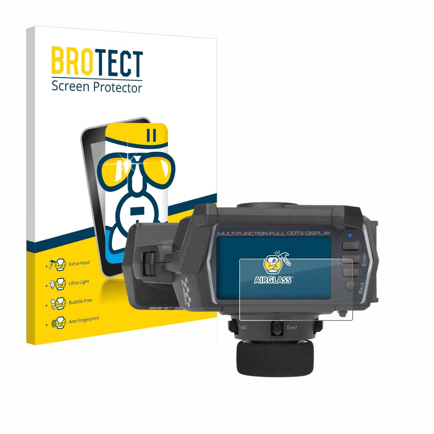 BROTECT AirGlass Glas Panzer-Folie für Sanwa MT-S -