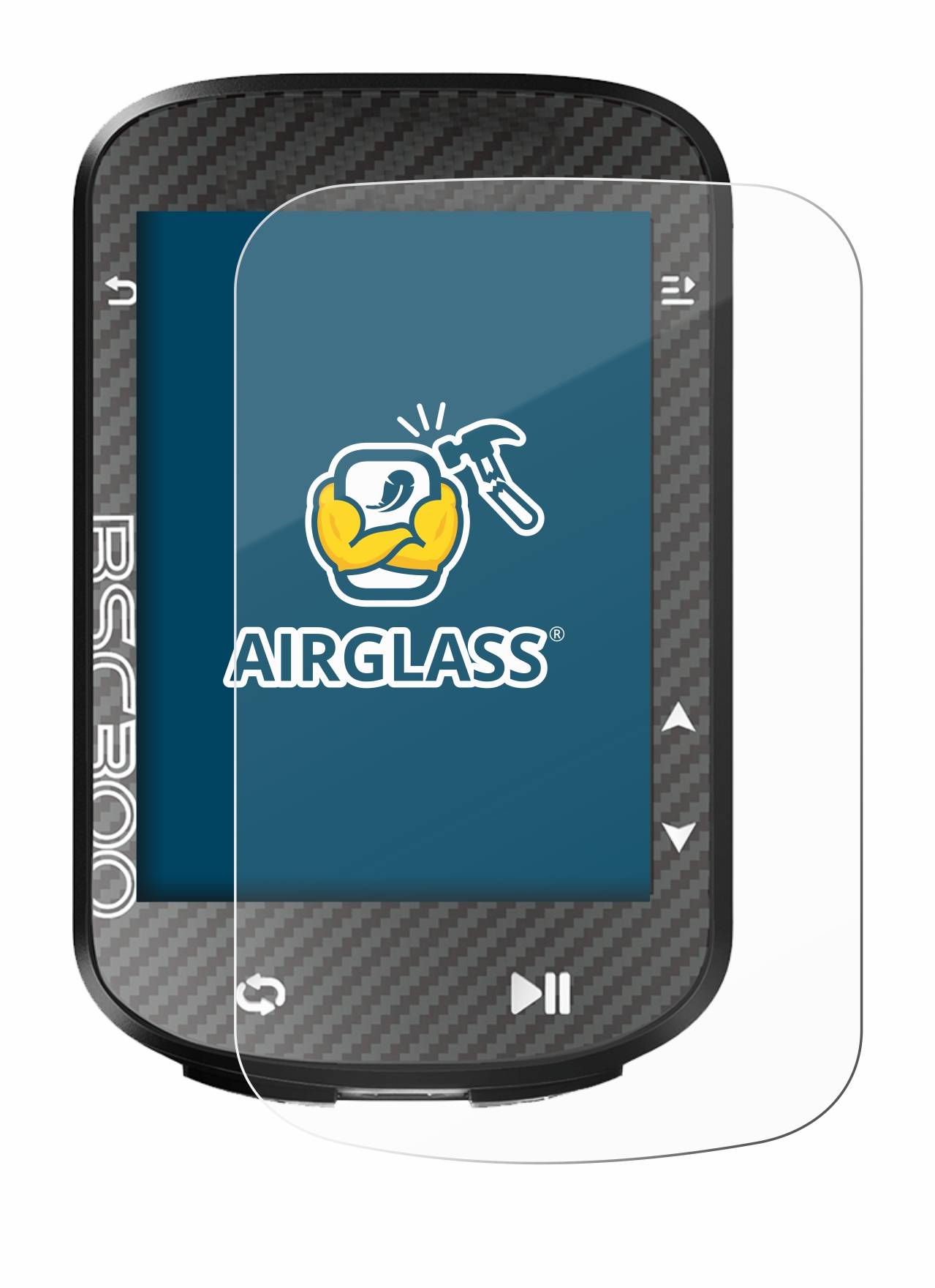 BROTECT AirGlass Glas Panzer-Folie für igpsport BSC300 - Schutzglas