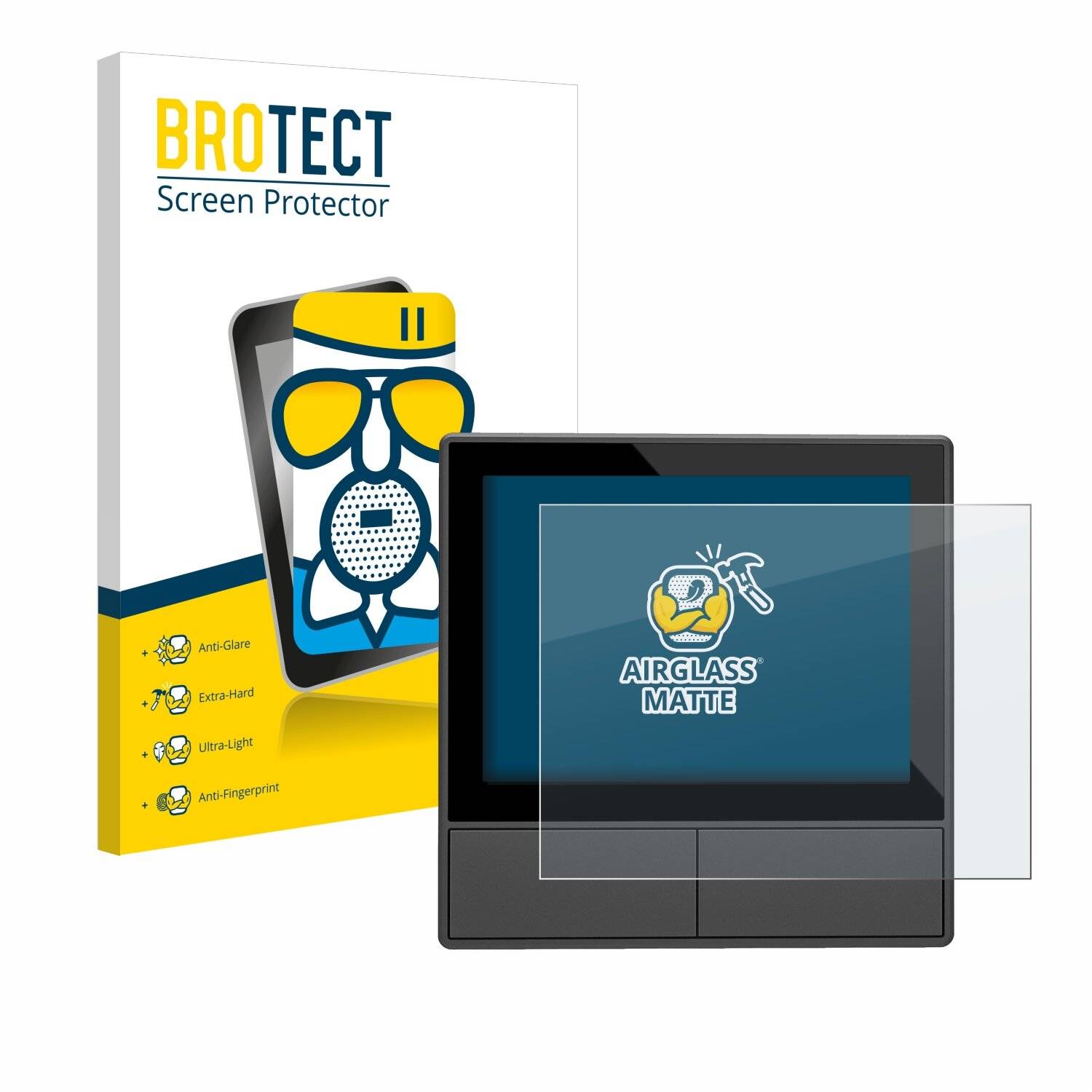 BROTECT AirGlass Matt Glas Panzer Folie für SONOFF NSPanel Smart Scene Wall Switch