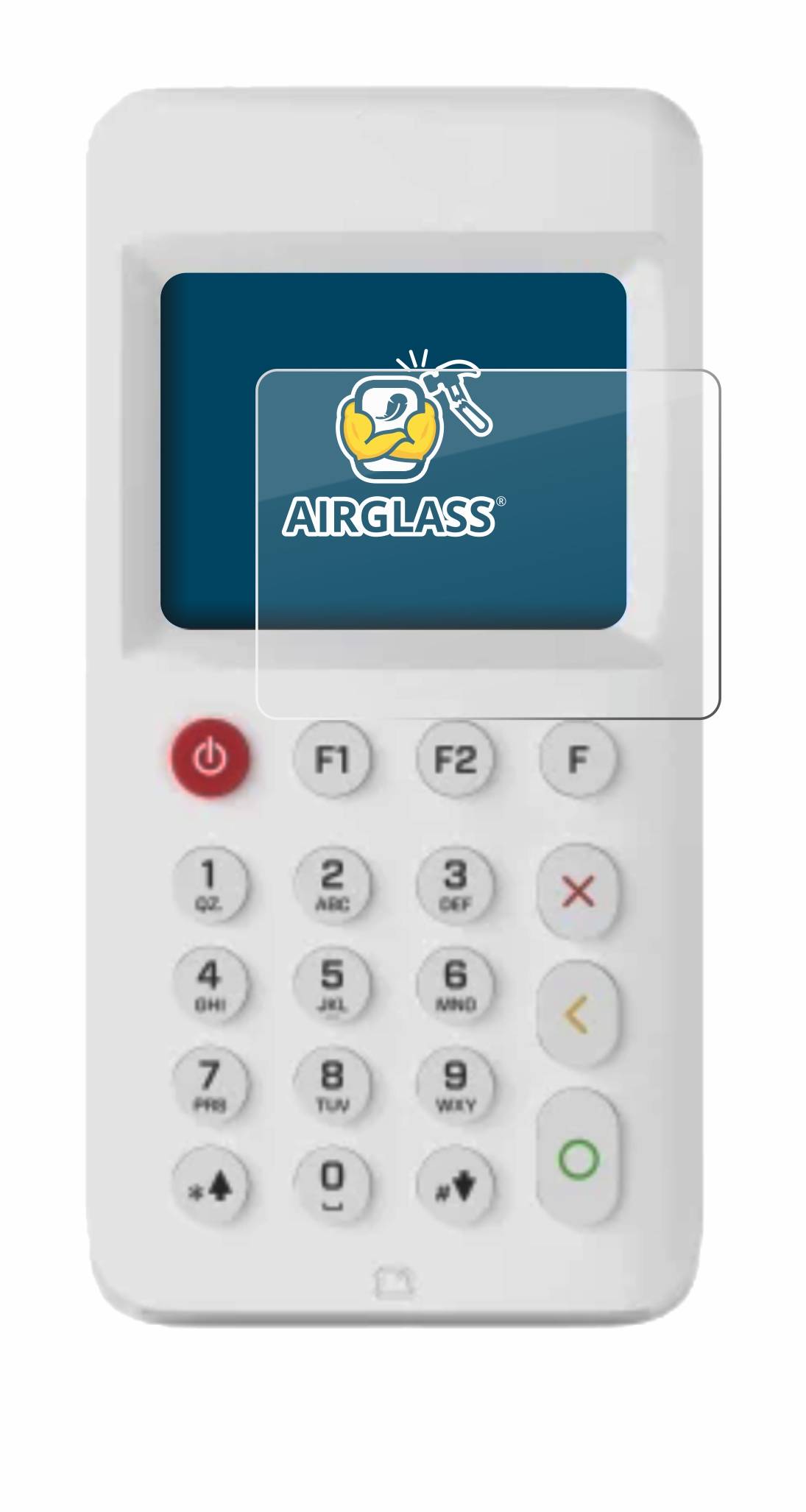 BROTECT AirGlass Glas Panzer-Folie für myPOS Go 2 - Schutzglas