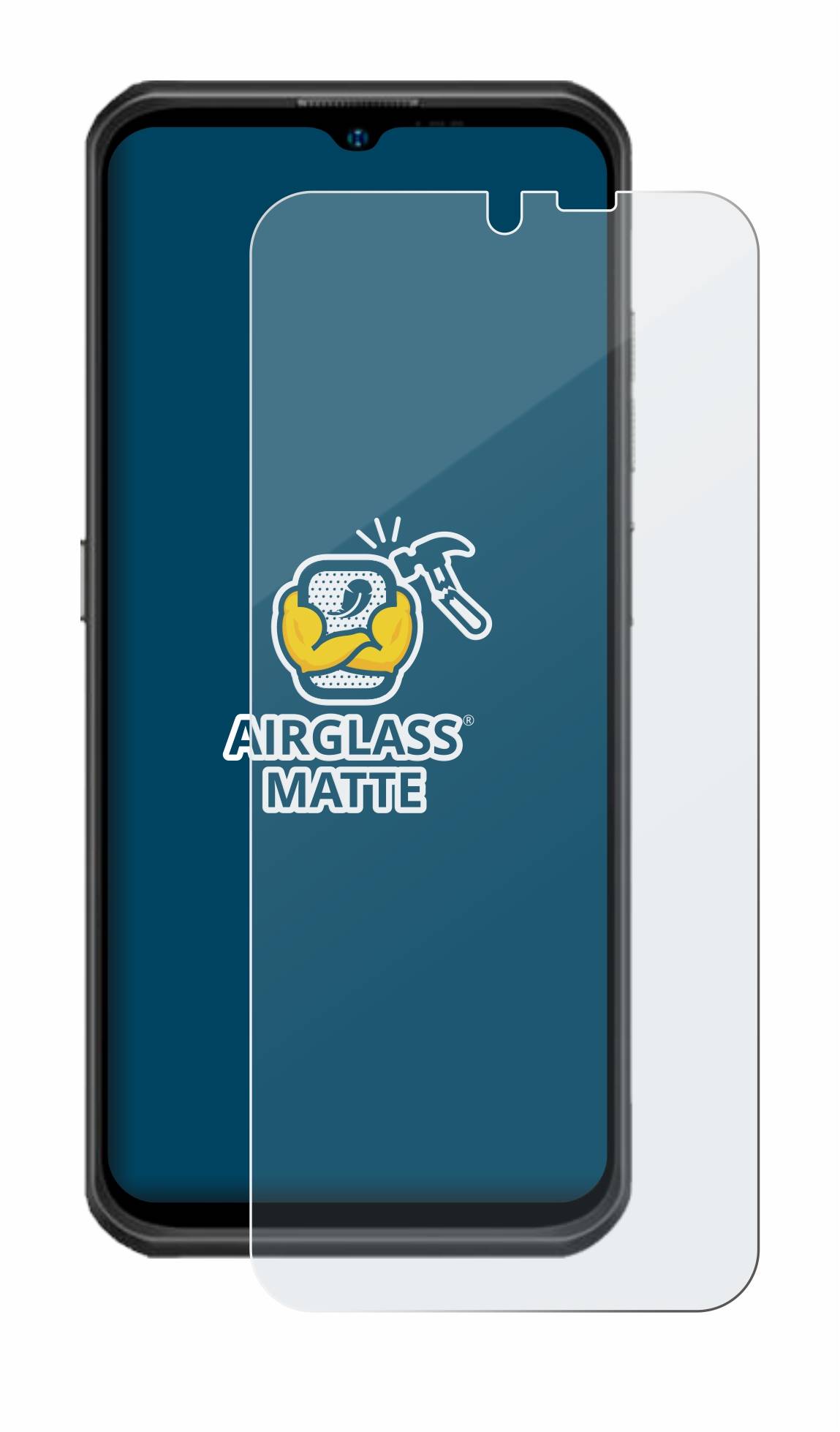 BROTECT AirGlass Matt Glas Panzer Folie für Ulefone Armor 17 Pro