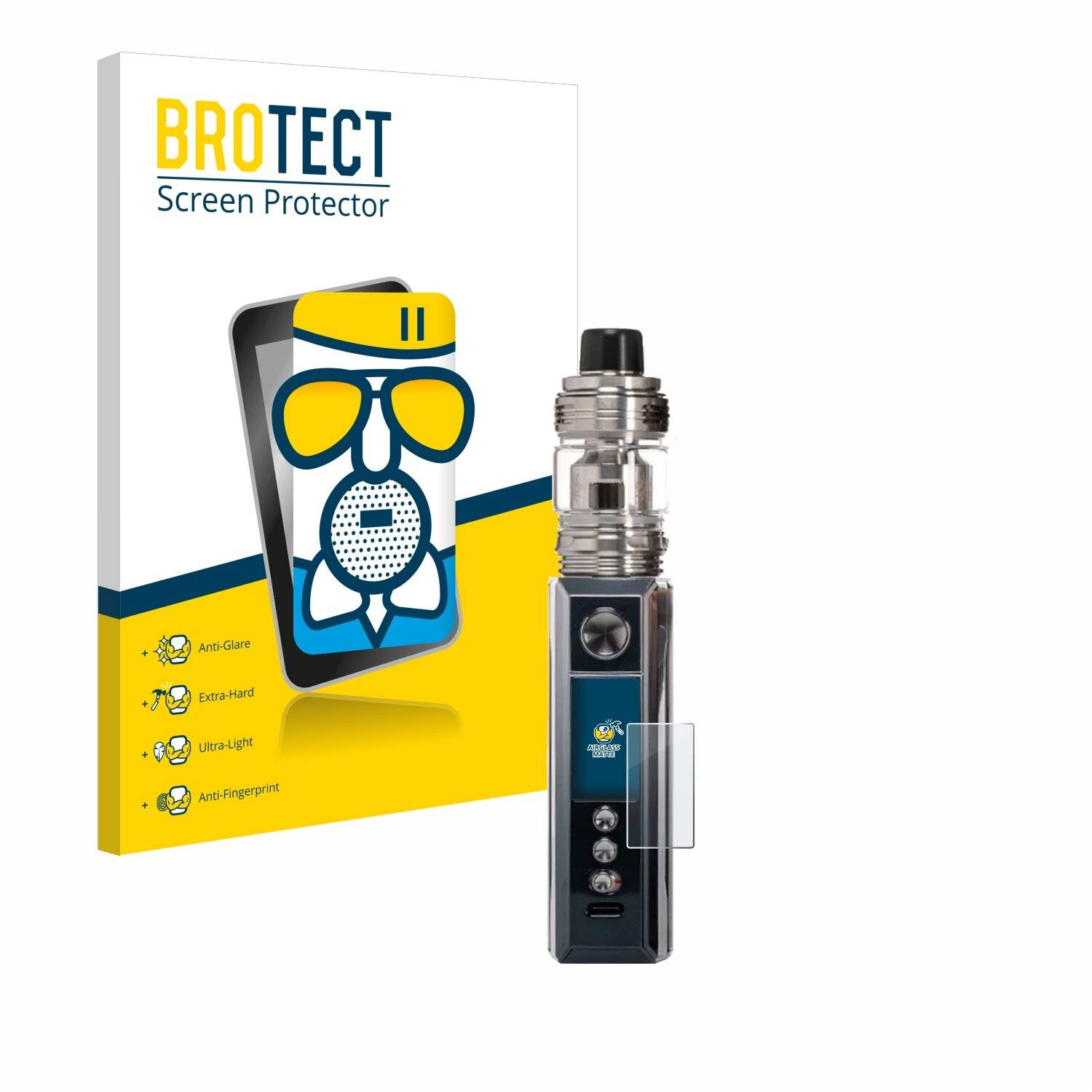 BROTECT AirGlass Matt Glas Panzer Folie für Voopoo Drag