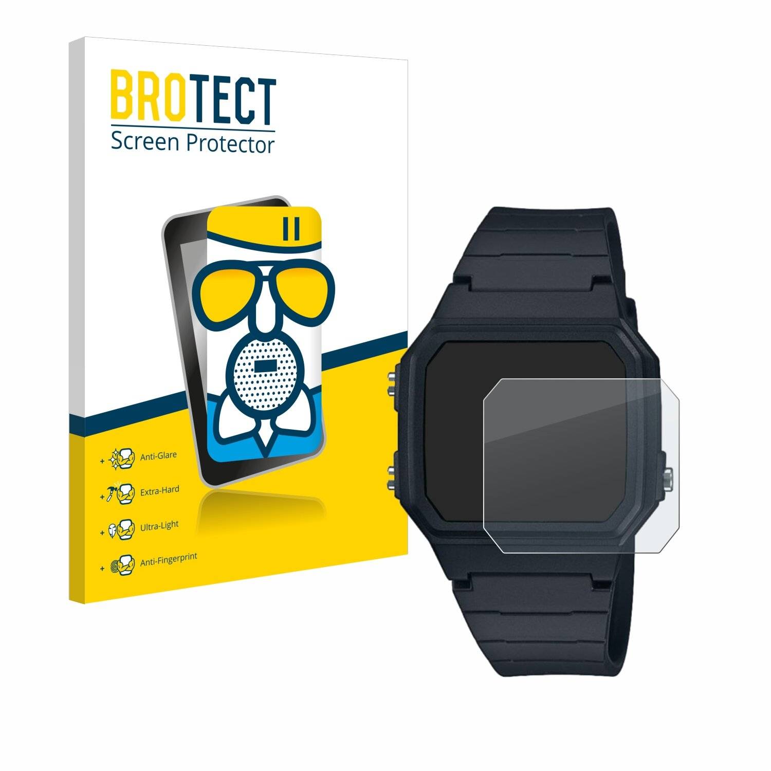 BROTECT AirGlass Matt Glas Panzer Folie für Casio
