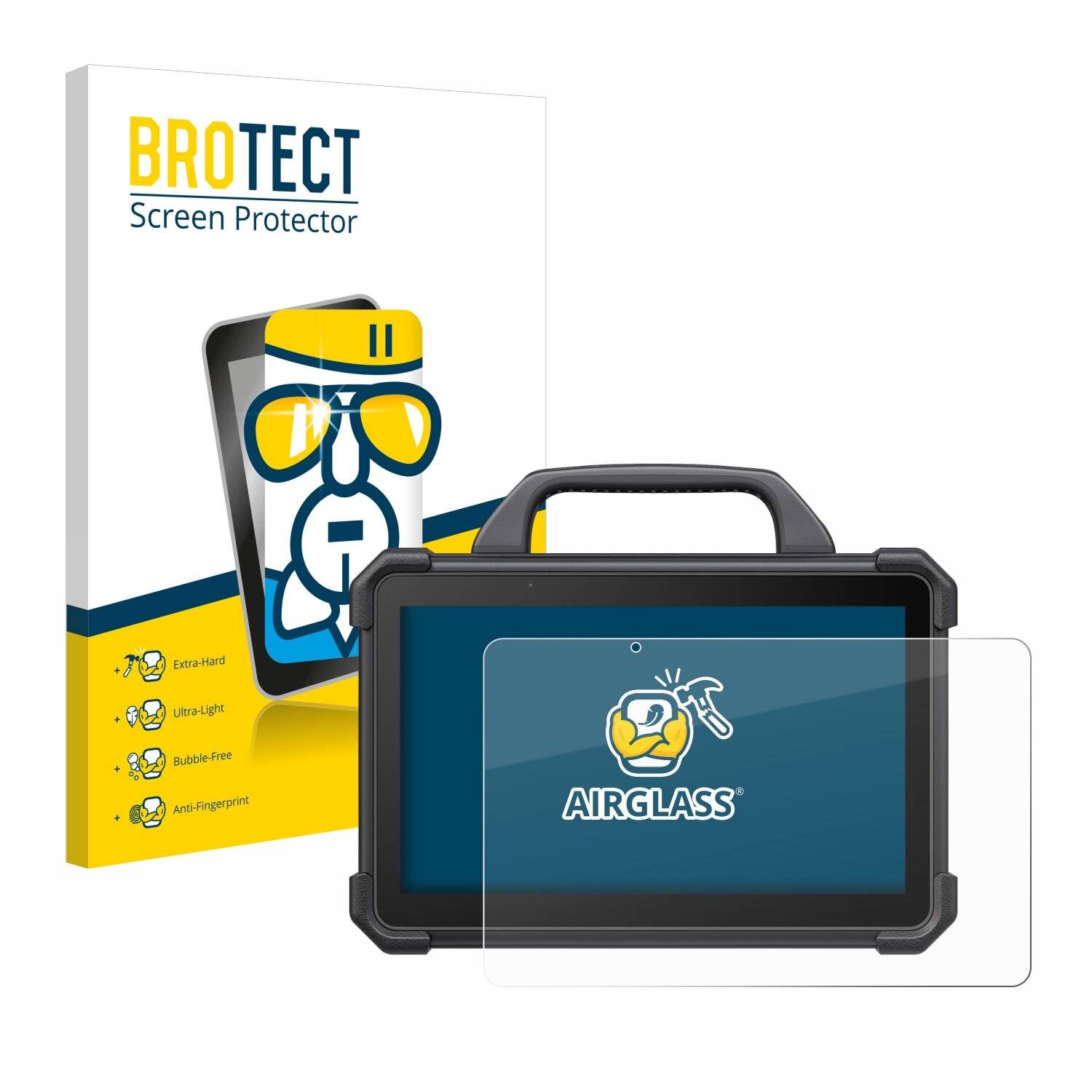 BROTECT AirGlass Glas Panzer-Folie für Launch X-431 Tab VII (Tab 7) Elite -