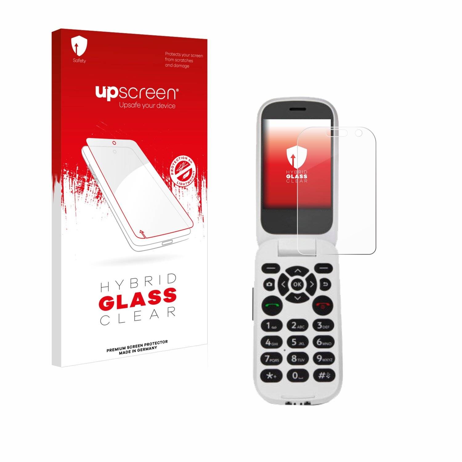 upscreen Hybrid Glas Panzer-Folie für Doro