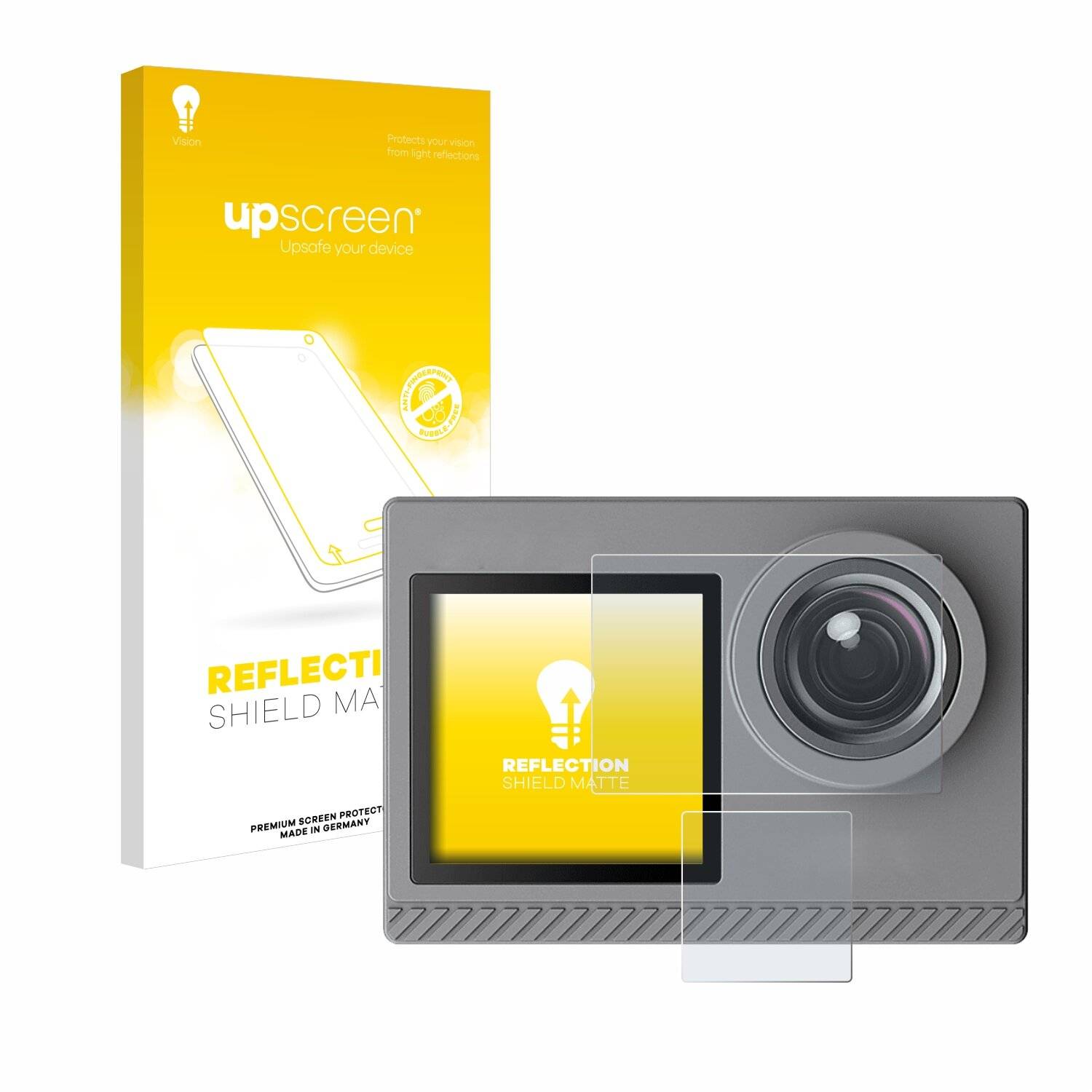 upscreen Reflection Shield Matt Schutzfolie für Akaso Brave 4