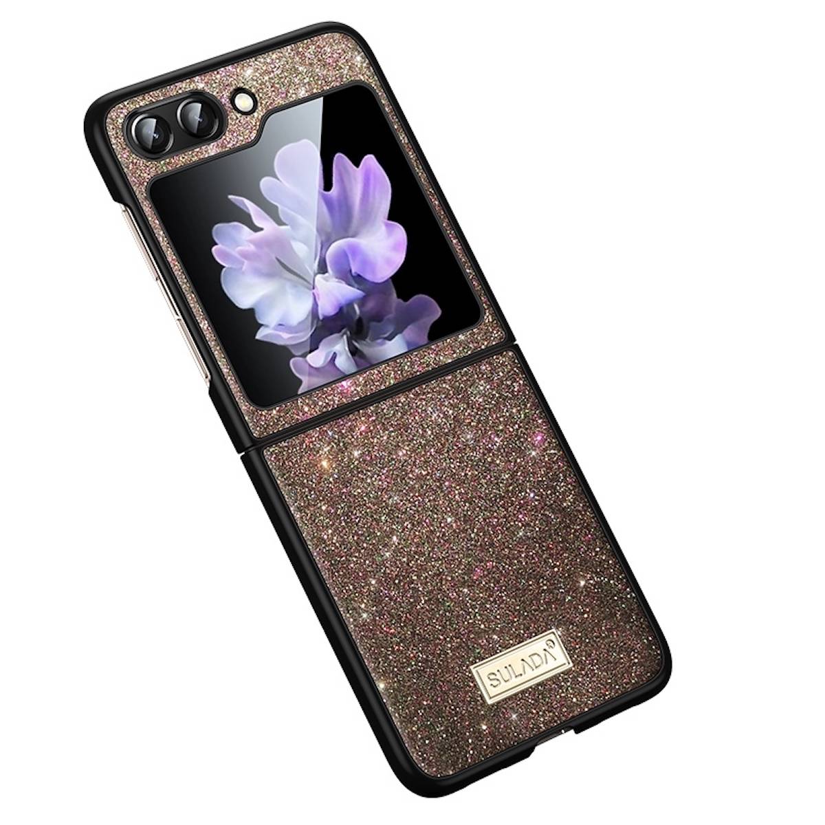Für Samsung Galaxy Z Flip5 5G SULADA stoßfestes TPU + Kunstleder Hülle