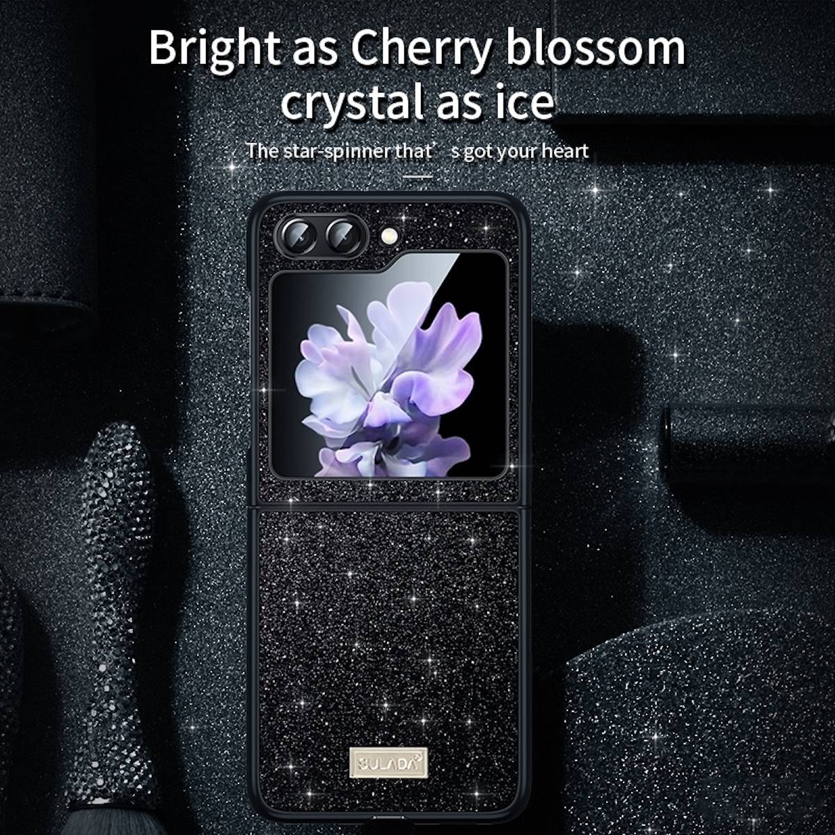 Für Samsung Galaxy Z Flip5 5G SULADA stoßfestes TPU + Kunstleder Hülle