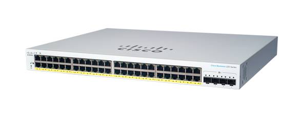 Cisco CBS220 Smart 48-port GE PoE - Switch - 1 Gbps