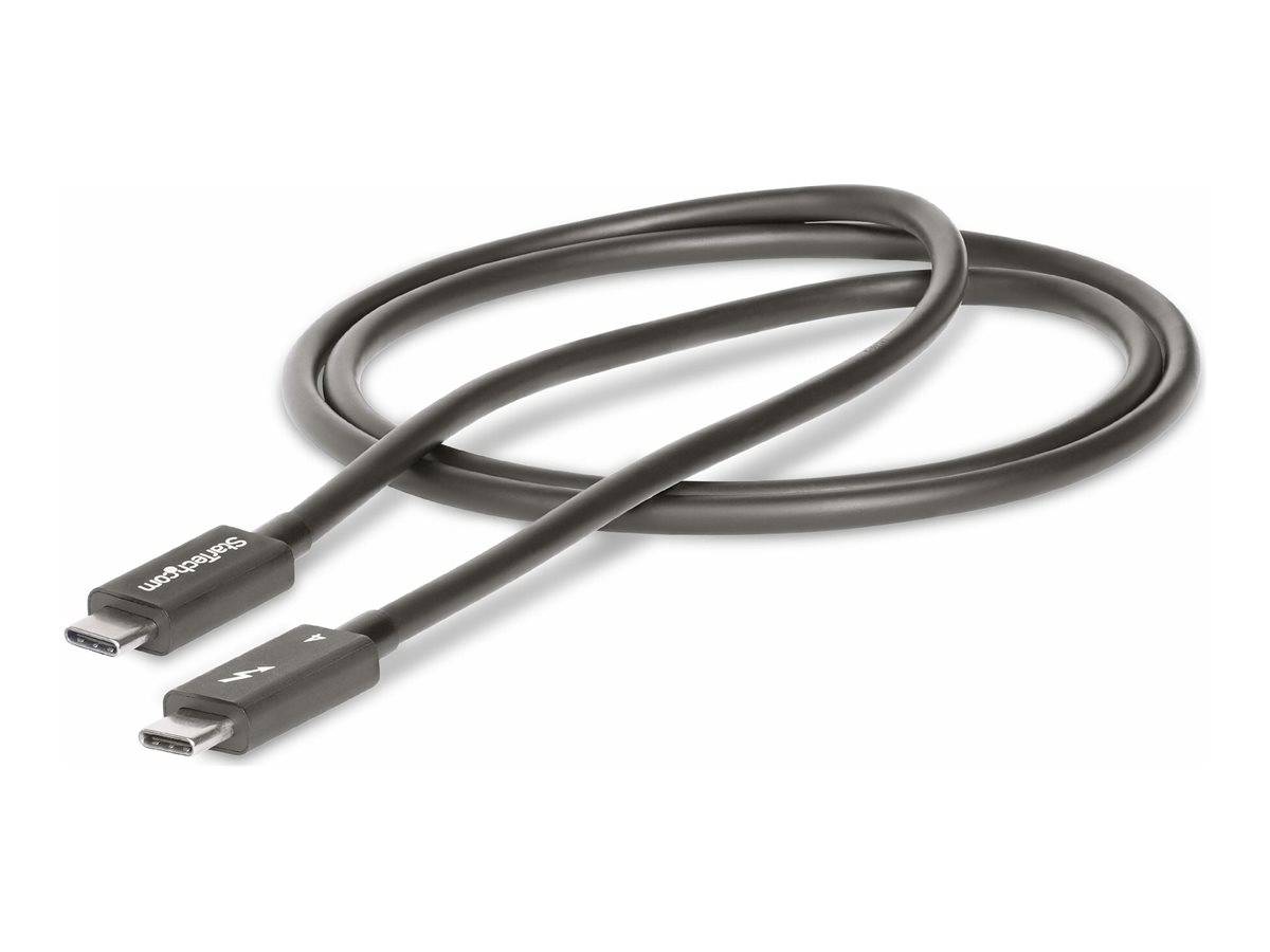 StarTech.com 1 m Thunderbolt 4 Kabel, 100W PD, 8K, Intel-zertifiziert - Thunderbolt-Kabel - Thunderbolt 4 (M)