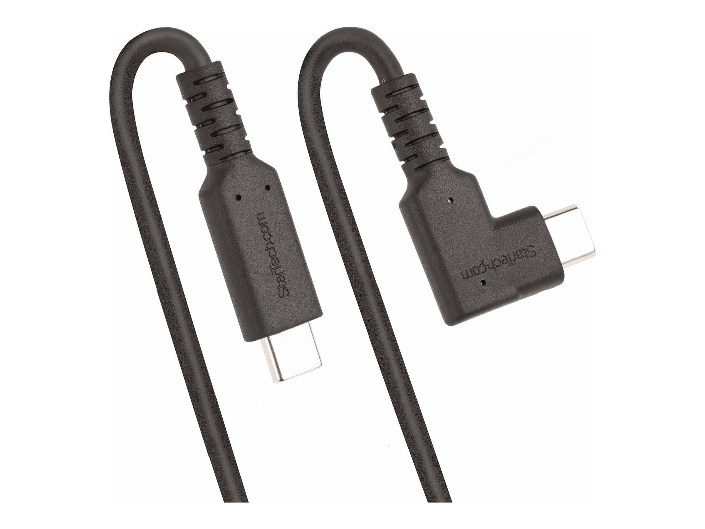 StarTech.com 1.6ft (50cm) Rugged Right Angle USB-C Cable, USB 3.2 Gen 2 (10 Gbps)