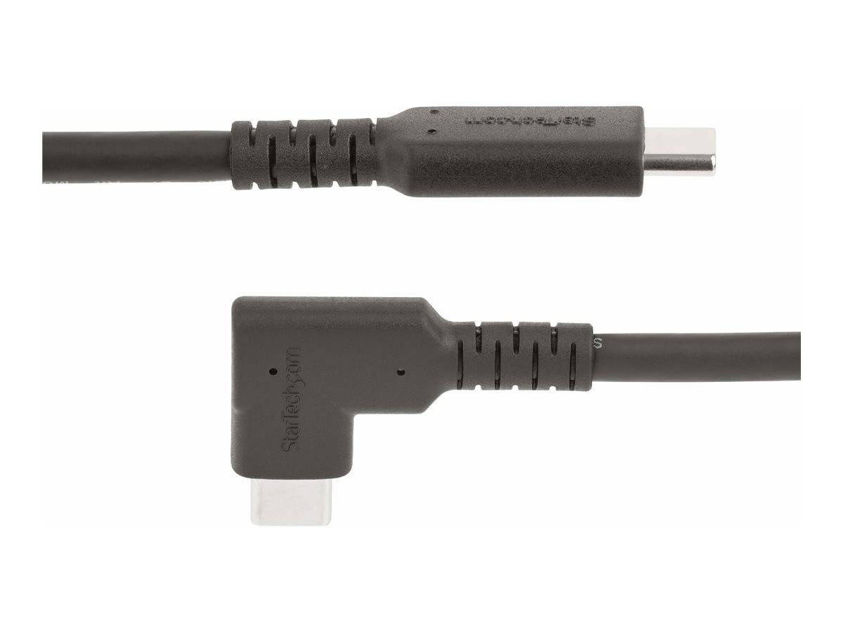 StarTech.com 1.6ft (50cm) Rugged Right Angle USB-C Cable, USB 3.2 Gen 2 (10 Gbps)