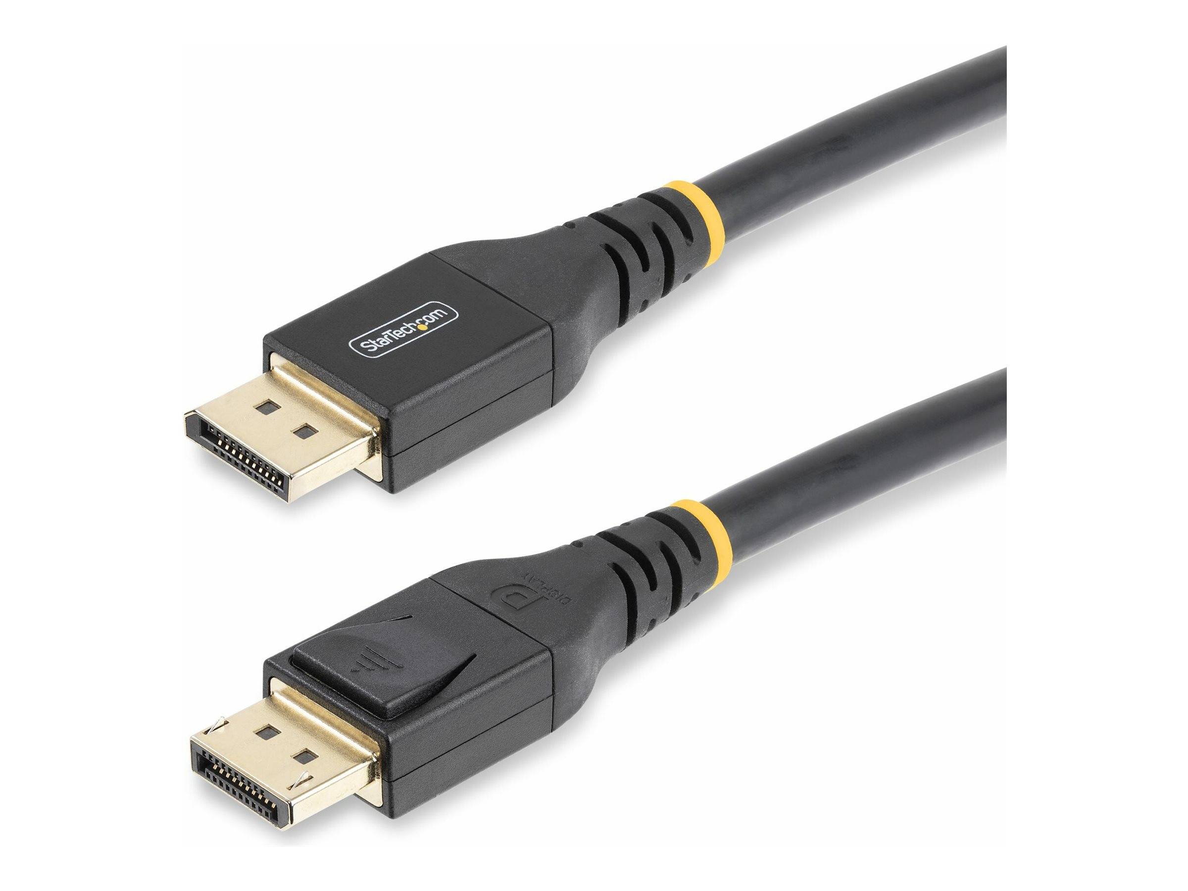 StarTech.com 33ft (10m) VESA-Certified Active DisplayPort 1.4 Cable, DP8K w/HBR3/HDR10/MST/DSC 1.2/HDCP 2.2, 8K 60Hz, 4K