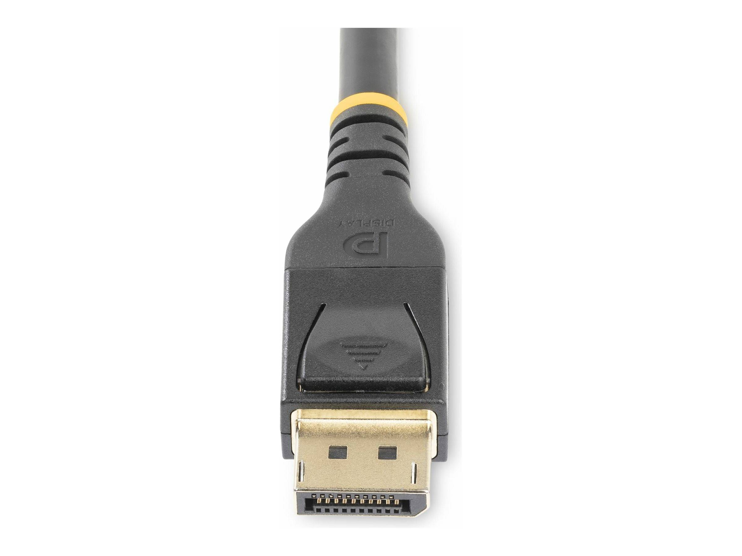 StarTech.com 33ft (10m) VESA-Certified Active DisplayPort 1.4 Cable, DP8K w/HBR3/HDR10/MST/DSC 1.2/HDCP 2.2, 8K 60Hz, 4K