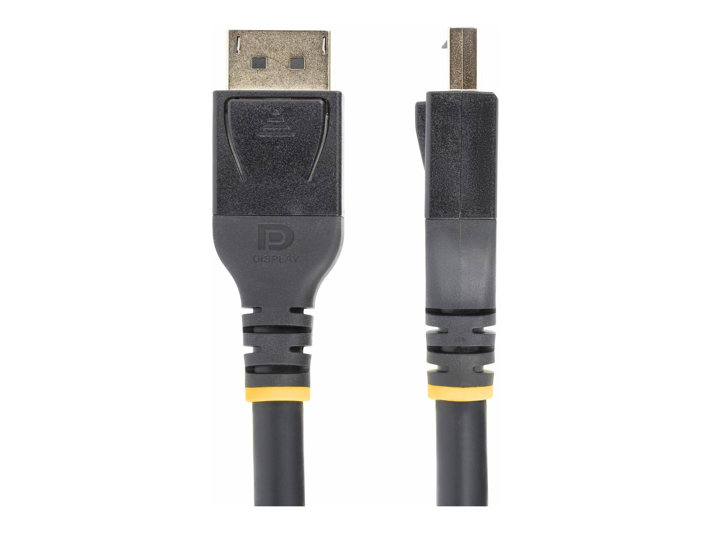 StarTech.com 25ft (7m) VESA-Certified Active DisplayPort 1.4 Cable, DP8K w/HBR3/HDR10/MST/DSC 1.2/HDCP 2.2, 8K 60Hz, 4K