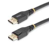 StarTech.com 25ft (7m) VESA-Certified Active DisplayPort 1.4 Cable, DP8K w/HBR3/HDR10/MST/DSC 1.2/HDCP 2.2, 8K 60Hz, 4K
