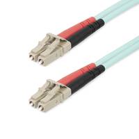 StarTech.com 20m (65ft) LC/UPC to LC/UPC OM4 Multimode Fiber Optic Cable, 50/125µm LOMMF/VCSEL Zipcord Fiber, 100G Netwo
