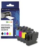 FREECOLOR - Patrone Brother LC3213 Multipack BK/M/C/Y remanufactured - Wiederaufbereitet - Kompatibel