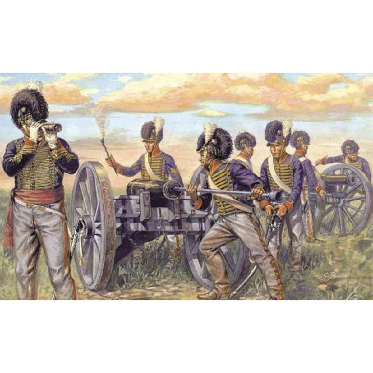 510006041 - Modellbausatz, 1:72 Napoleon. Kriege - Brit. Artillerie