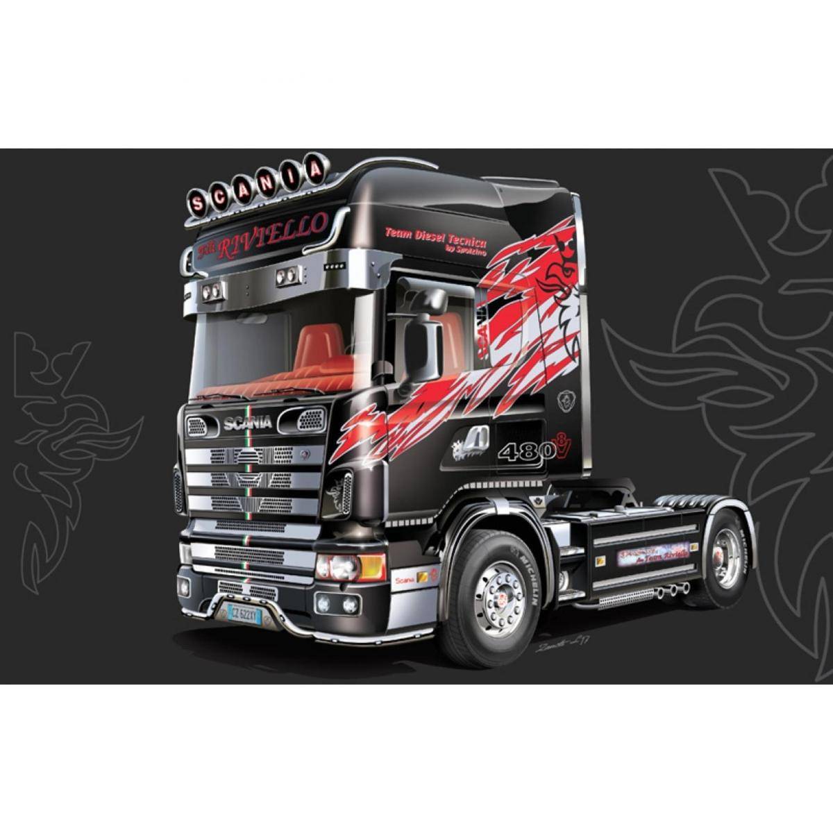 510003922 - Modellbausatz, 1:24 Scania 164L Topclass