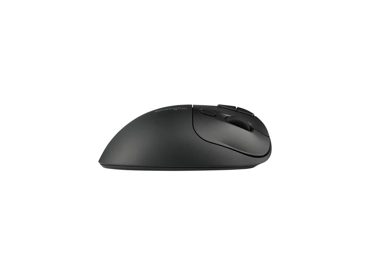 Kensington Pro Fit Ergo TB450 EQ - Trackball - ergonomisch - optisch - 7 Tasten - kabellos - 2.4 GHz, Bluetooth - kabell