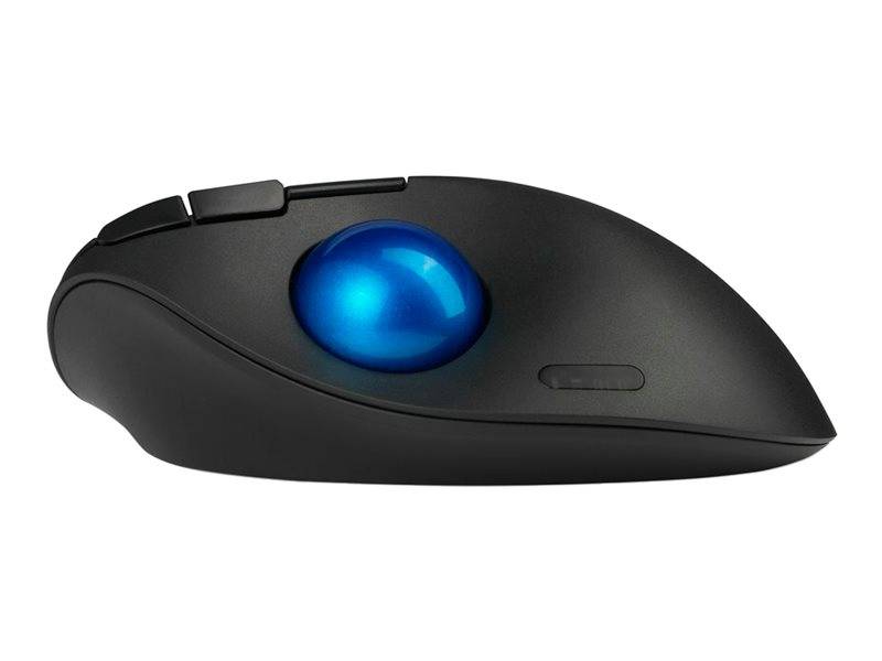 Kensington Pro Fit Ergo TB450 EQ - Trackball - ergonomisch - optisch - 7 Tasten - kabellos - 2.4 GHz, Bluetooth - kabell