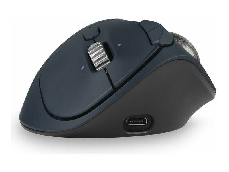 Kensington Pro Fit Ergo TB550 Trackball EQ - Trackball - ergonomisch - optisch - 9 Tasten - kabellos - 2.4 GHz, Bluetoot