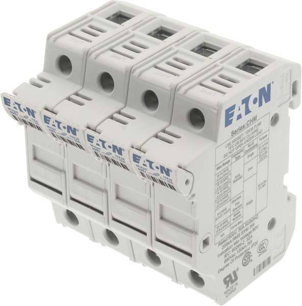 Eaton Sicherungshalter Niedersp. 4Pole 30A #CHM4DU