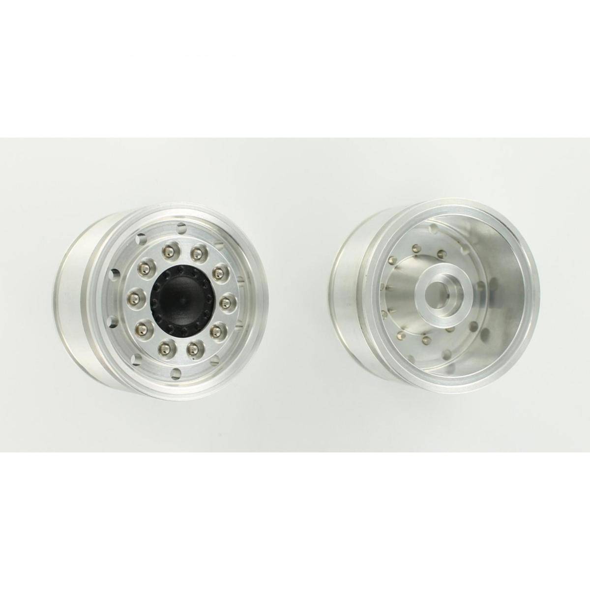 907159 - Modellbauteil,1:14 Alu Vorderradfelge breit/rundl. (2)
